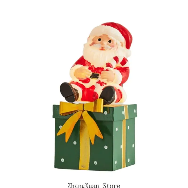 Leuchtende Weihnachtsfigur für Weihnachtsregale und Einzelhandelsdisplays 3XUF – Detail 2
