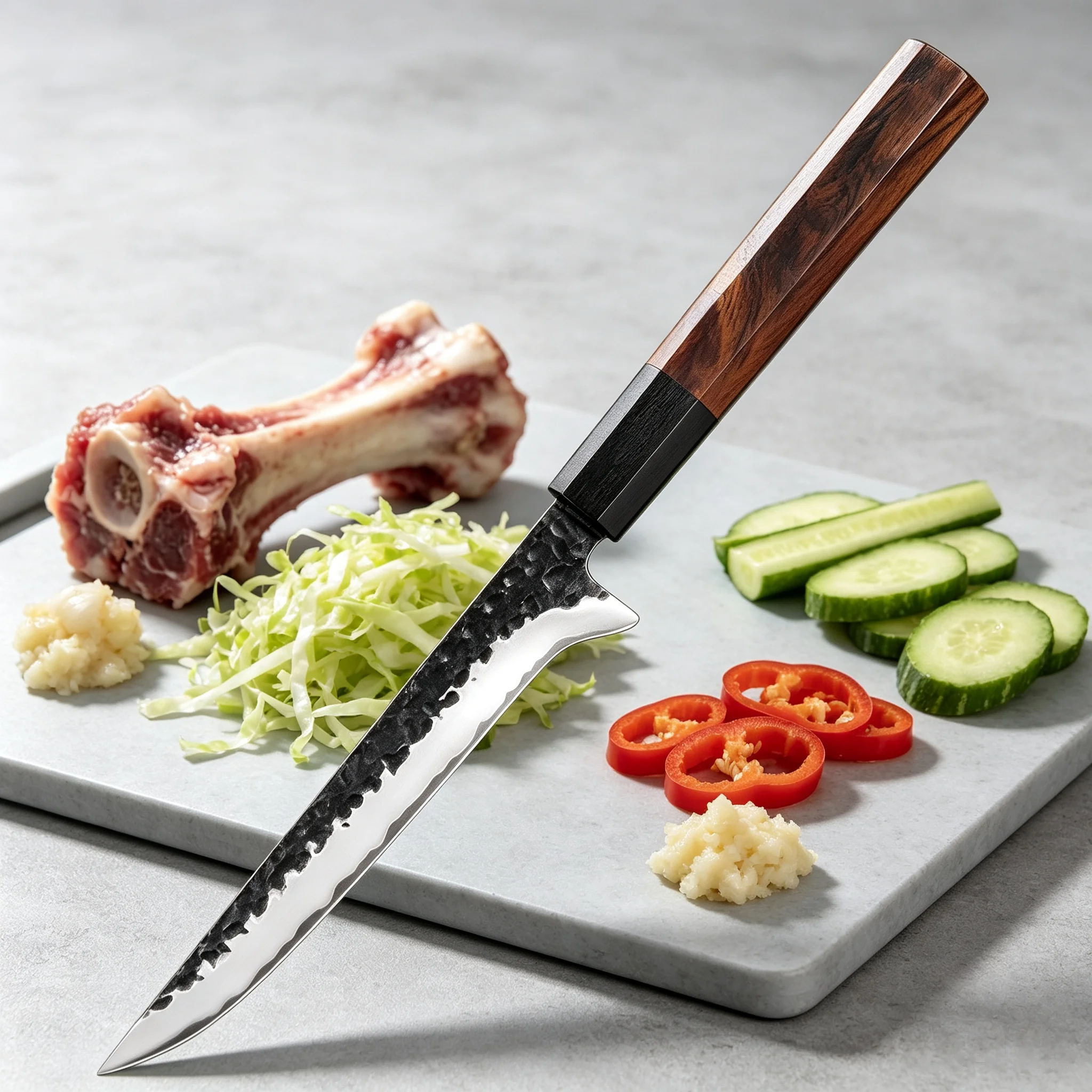 Premium Handmade Forged Boning Knife Kitchen Knives Cleaver Knifes Fish Fruit Chef Knife Utility Cooking Tools Kitchen Stuff