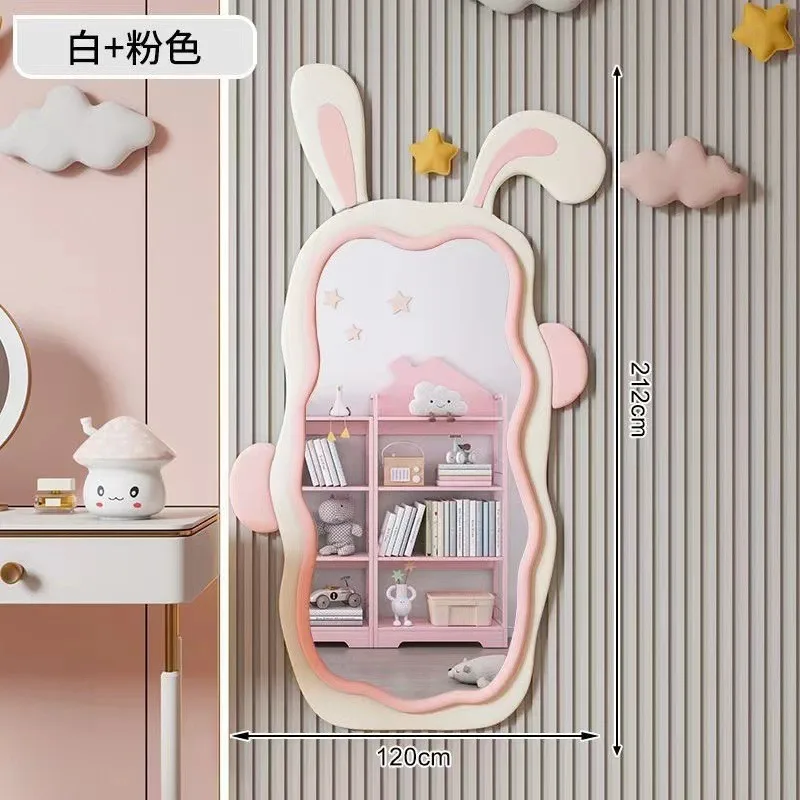 Full-length mirror girls bedroom full-length ins wind home