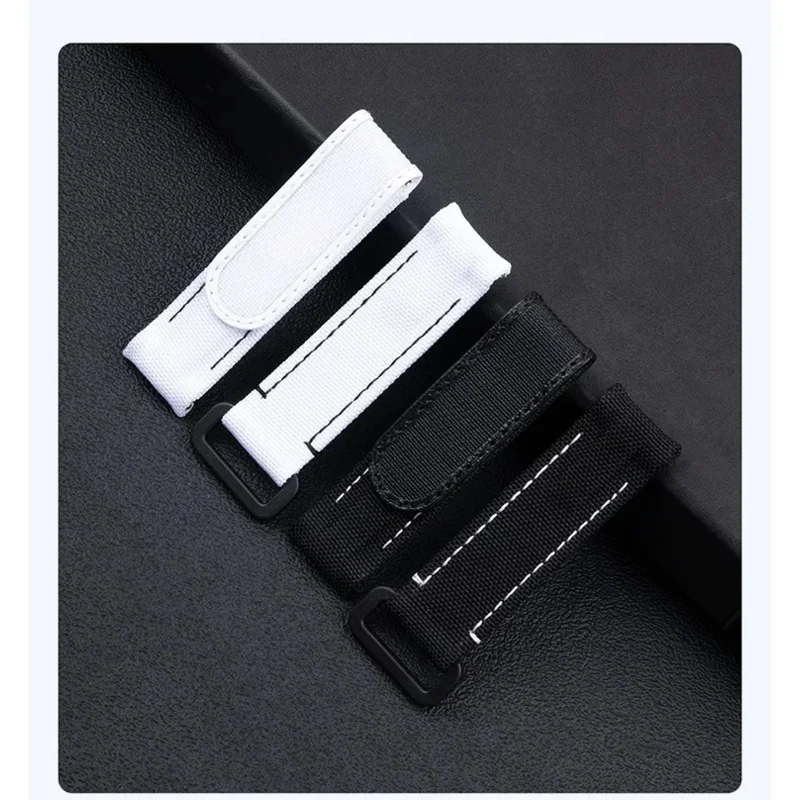 20 مللي متر اثنين الربيع بار منحني نهاية قابل للتعديل النايلون النسيج حزام (استيك) ساعة ل رولكس حزام دايتونا الغواصة diw معصمه