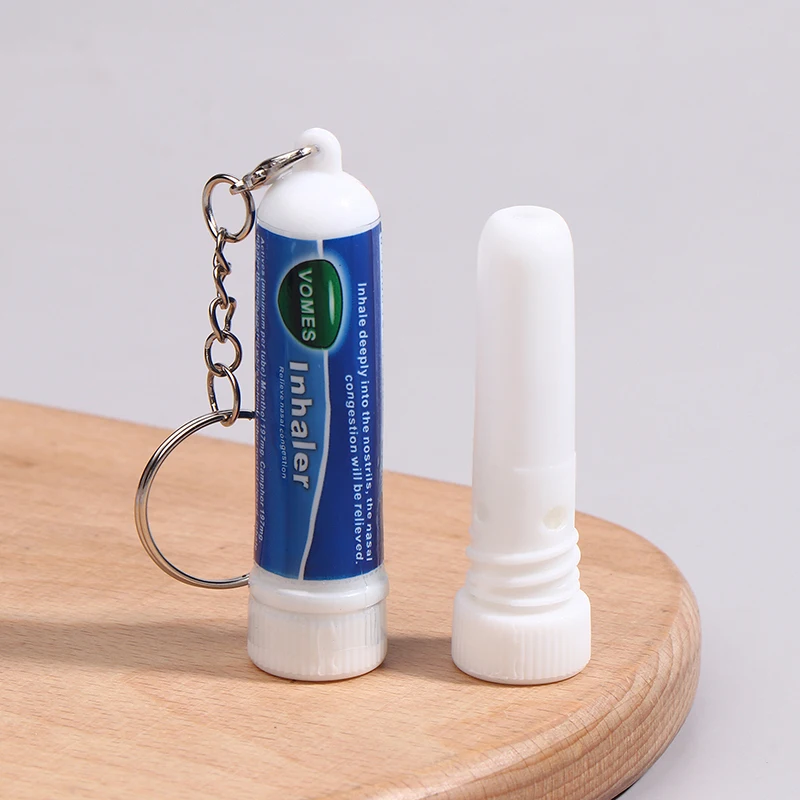 

5Pcs Nasal Stick Keychain Boosts Focus Inhaler Tubes Cooling Essential Oil Nasal Inhaler Aromatherapy Energy Bar BHL1216-cat