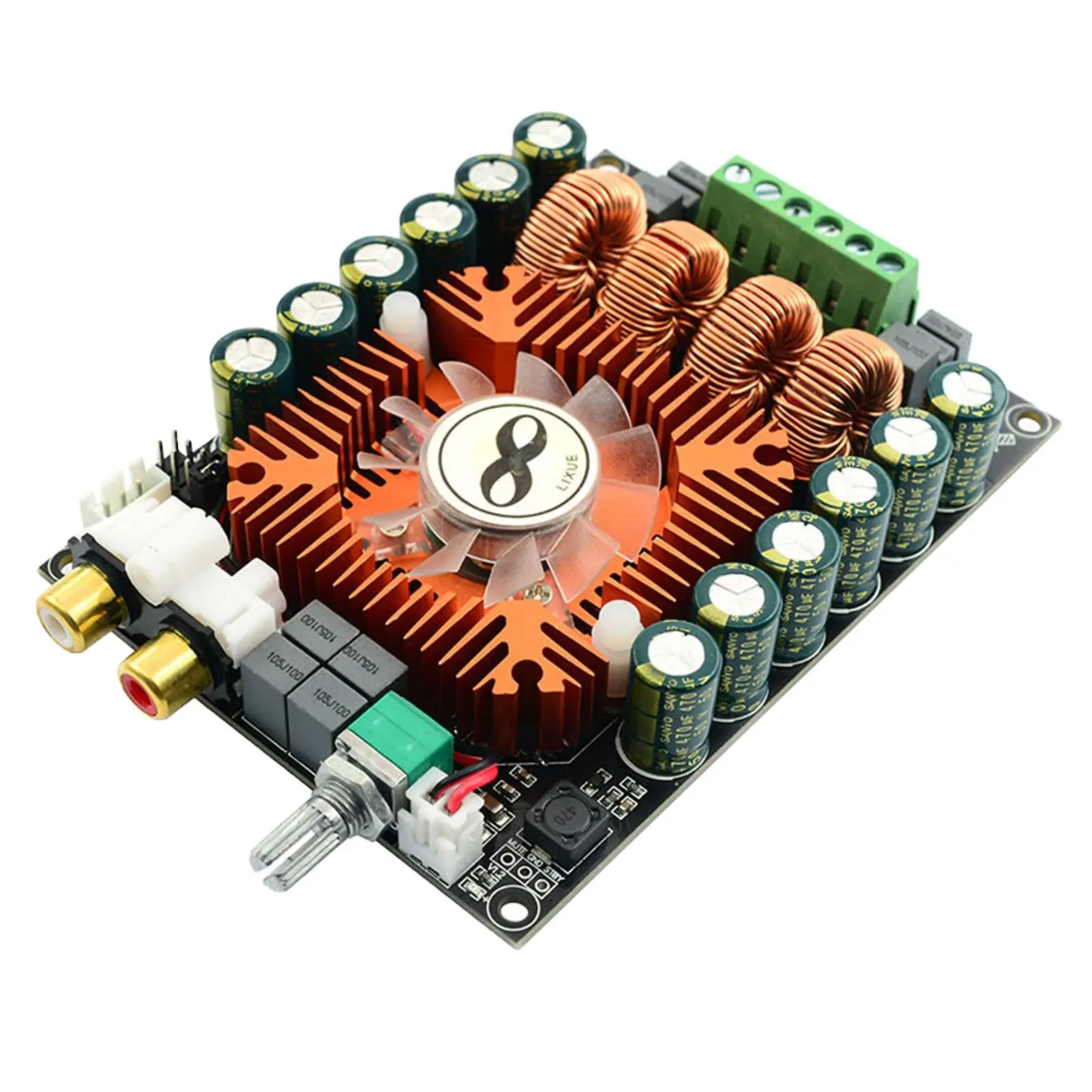 TDA7498E Audio Power Amplifier Board 160W x2 220W x1 Single Channel Module Digital Stereo Power Amplifier for Vehicle DIY Car