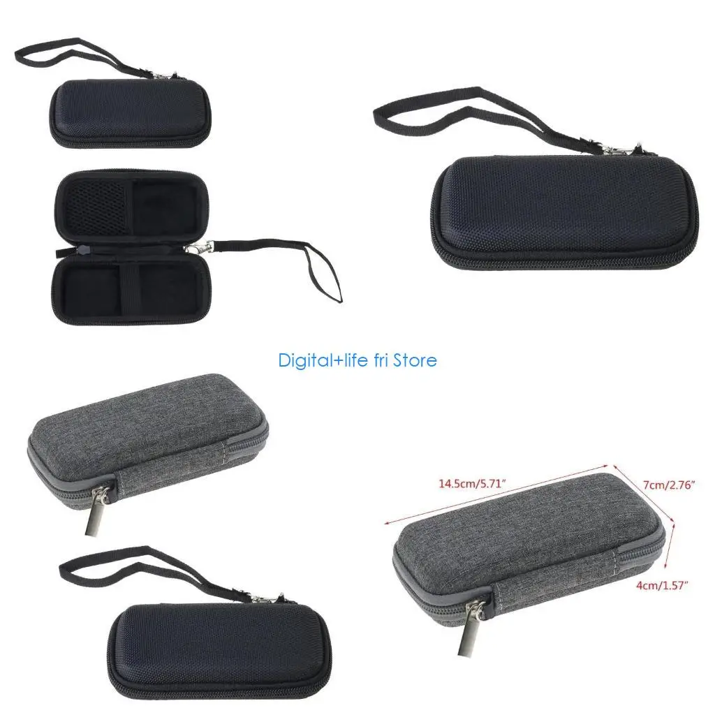 E06D Shockproof Hard Drive Case for T5 SSD EVA Bag Impact Resistant