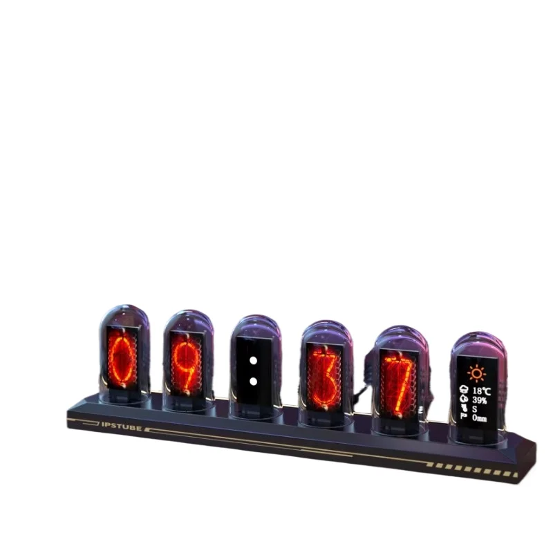 

Creative Digital Tube Clock Desk Decoration Digital Light Emitting Diode Smart Alarm Clock