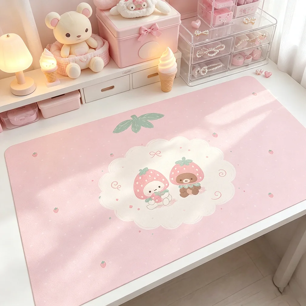Leather Desk Pad Protector Pin - Laptop Accessories Pink recension och pris