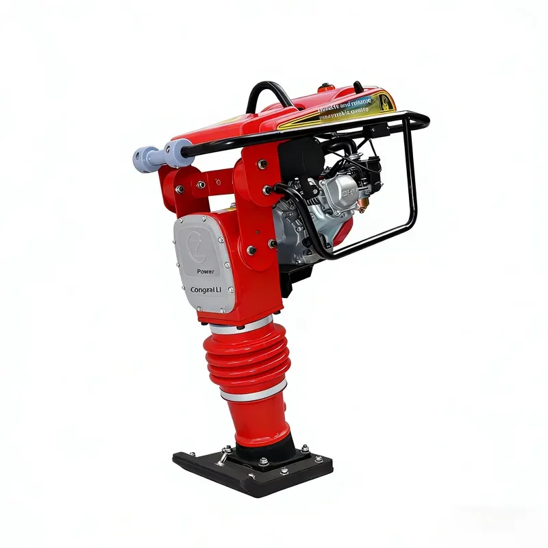 100-Type Handheld Impact Rammer | Small Foundation Vibration Compactor - Ideal for Home DIY, Asphalt & Concrete Leveling