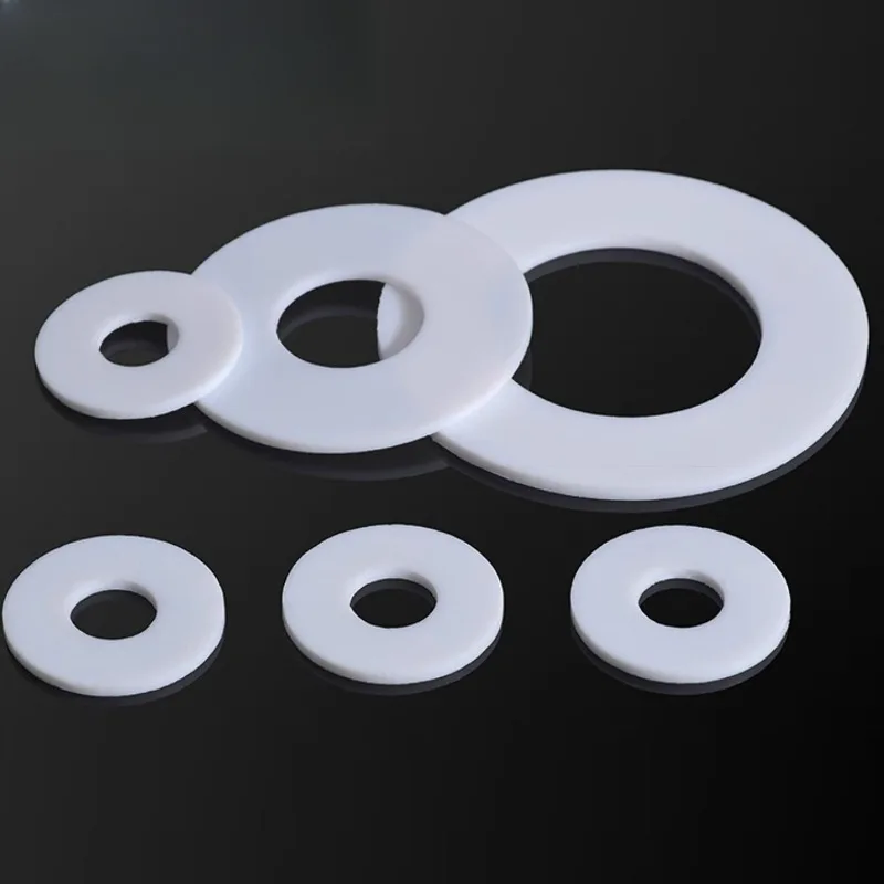 

PTFE Flat Washer 1.5mm Thickness Flange Pressure Gauge Gasket ID 10-140mm Water Pipe Joint Spacer