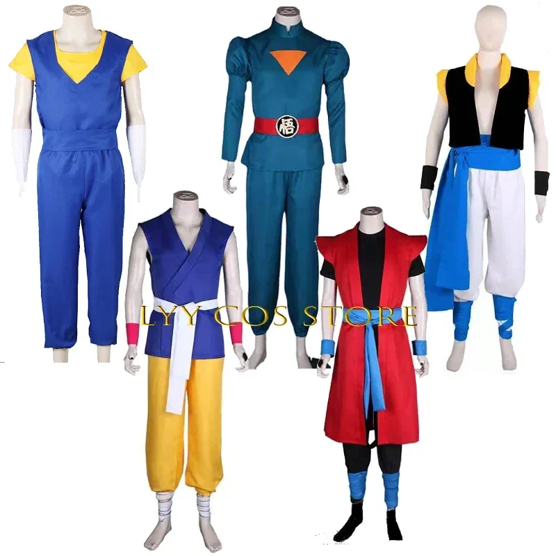 Super goku figure Cosplay Animal Suit Adult Her goku figure 5 Styles Uniform Halloween Party OutFit for Women men Suit