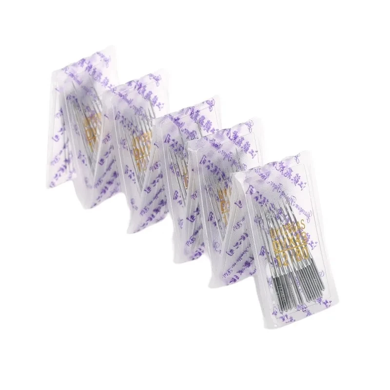 100PCS UY128GAS Fly Tiger Needles For Industrial Coverstitch (Flatlock) Sewing Machine (DVX43) Accessories