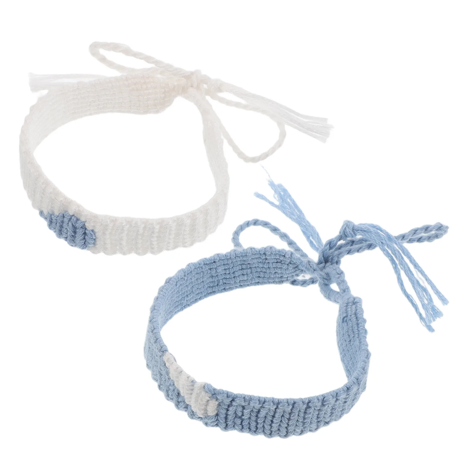 

2pcs Couple Adjustable Braided String Bracelets for Women Braided Woven Bracelets Lovers Strings Bracelet Beach Accessories