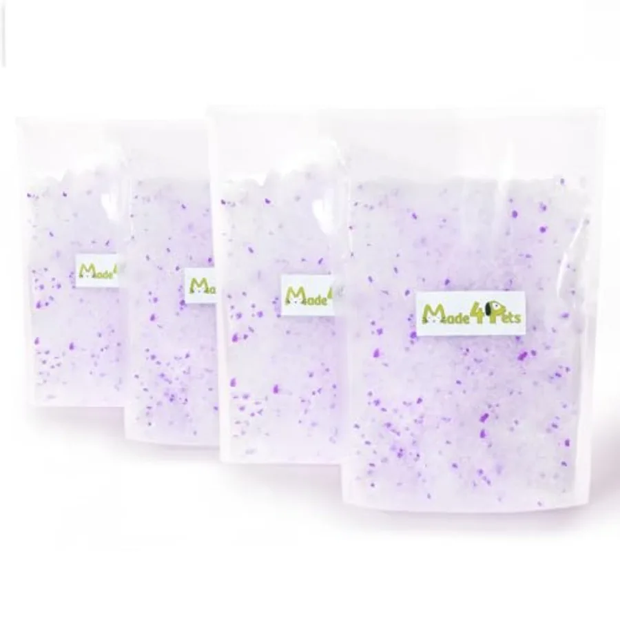 

Кристаллы для кошачьего туалета Made4Pets: контроль запаха, без комкования, легкие, лаванда, низкое содержание пыли, минимальное рассыпание, быстросохнущие