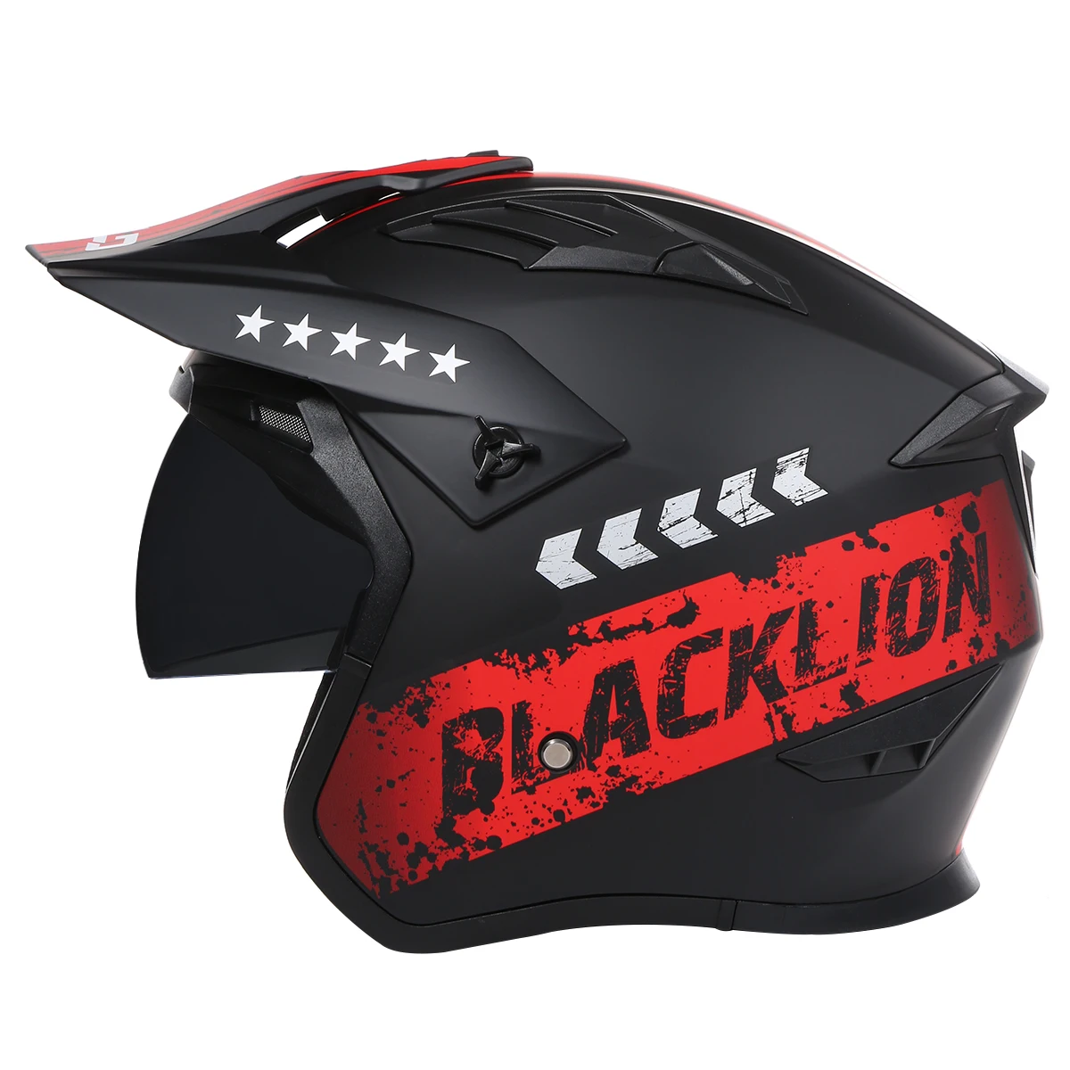 Echter Retro-Motorradhelm Moto De Capacetes Abnehmbare Mehrzweck-Kombination Casque Herren Damen Casco Kask DOT ECE