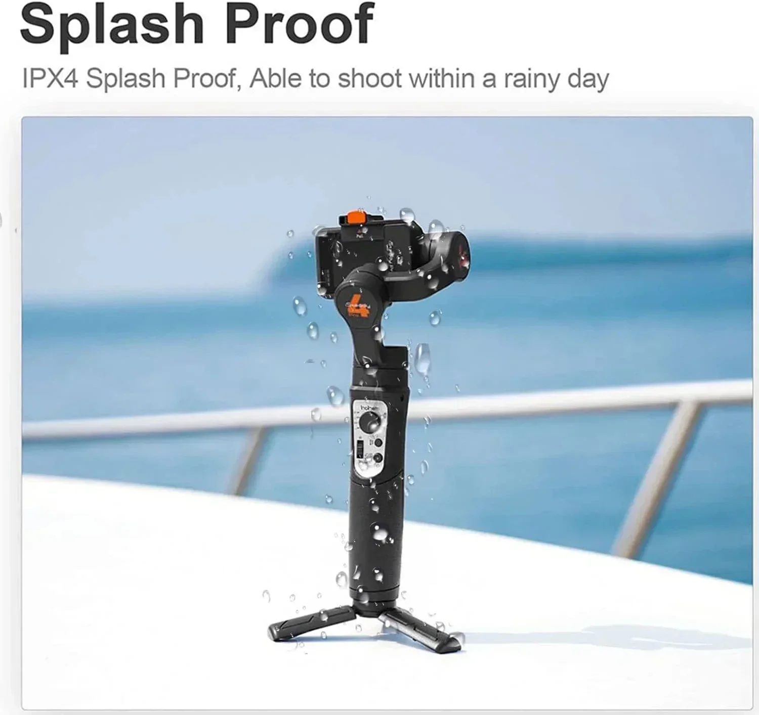 3-Axis Action Camera Gimbal Stabilizer for Sport 10/9/8/7 Insta360 One R DJI OSMO Action Camera Gimbal Hohem Pro 4/Pro 3 view 5