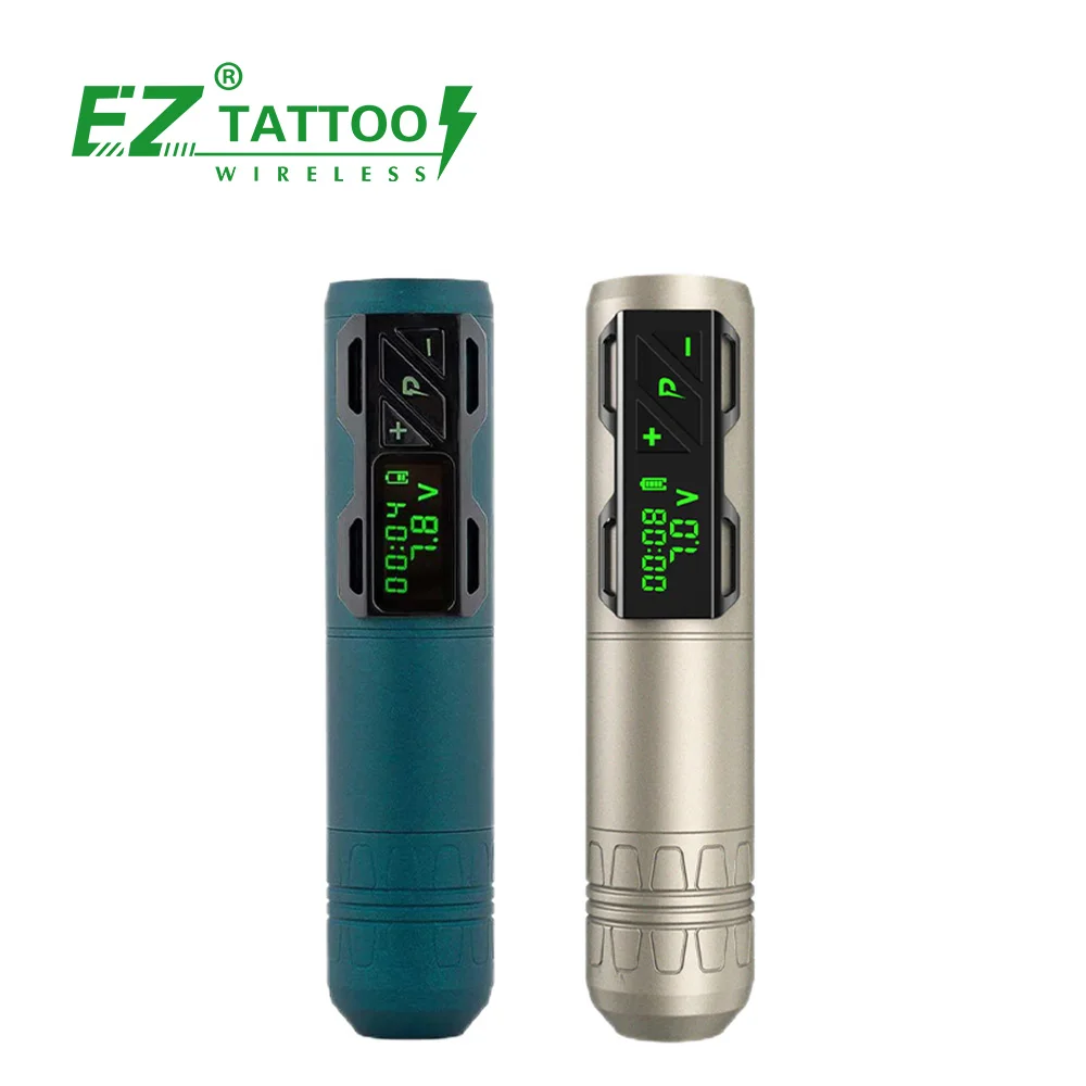 Professional Wireless Tattoo Machine Pen Coreless Motor 10800 RPM, 1800mAh Battery, Lightweight Rotary Tattoo