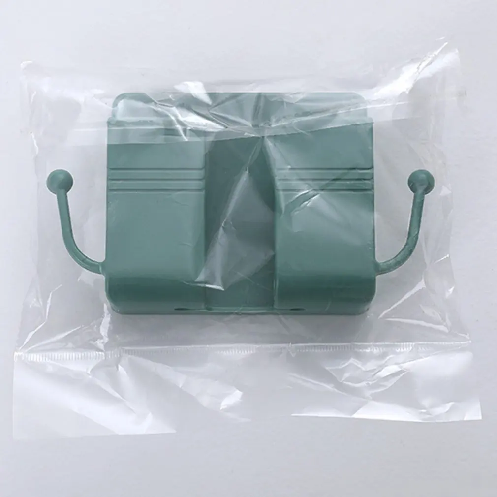 Multifunction Punch Free Wall Mounted Organizer Storage Box Remote Control Mounted Mobile Phone Plug Wall Holder Charging Hook