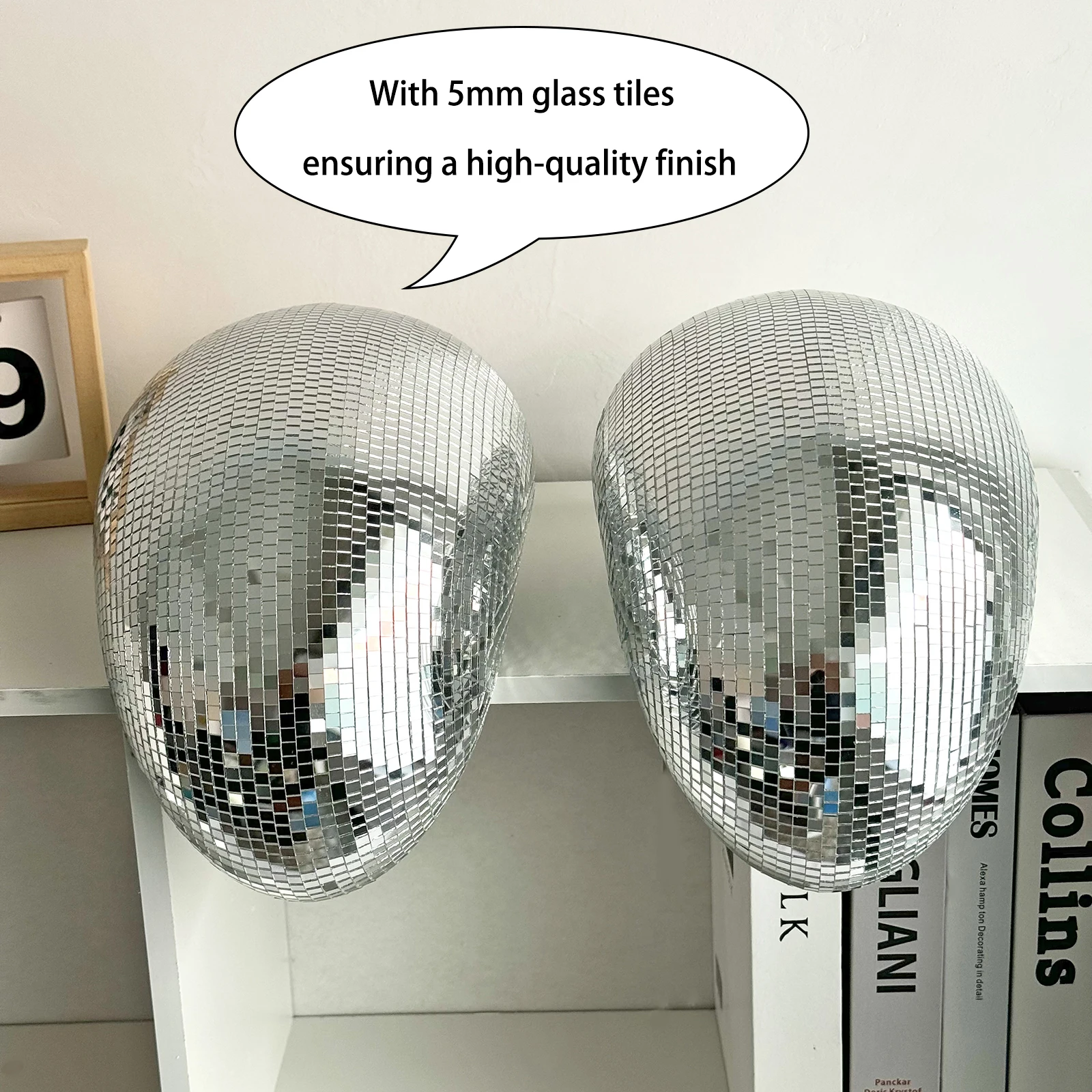 Melted Disco Ball Modern Home Decor Handmade Mirror Ball Aesthetic Room Decor Melting Disco Ball Bling Funky Room Decor
