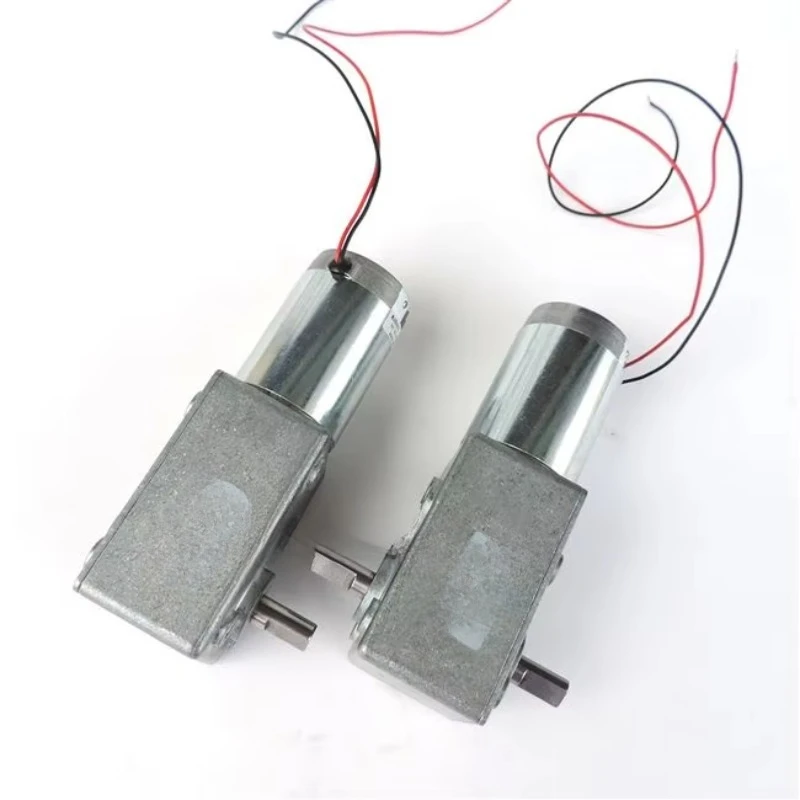 

15W 90 Degree Miniature Double Shaft Worm Gear Motor 24V Miniature AC/DC Motor