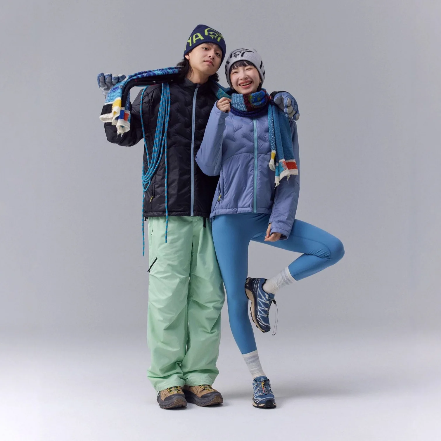 Autumn Winter Stand Collar Lightweight Warm 90% White Duck Down Jacket for Men Women Outdoor Sports Couple's Down Coats JK-148