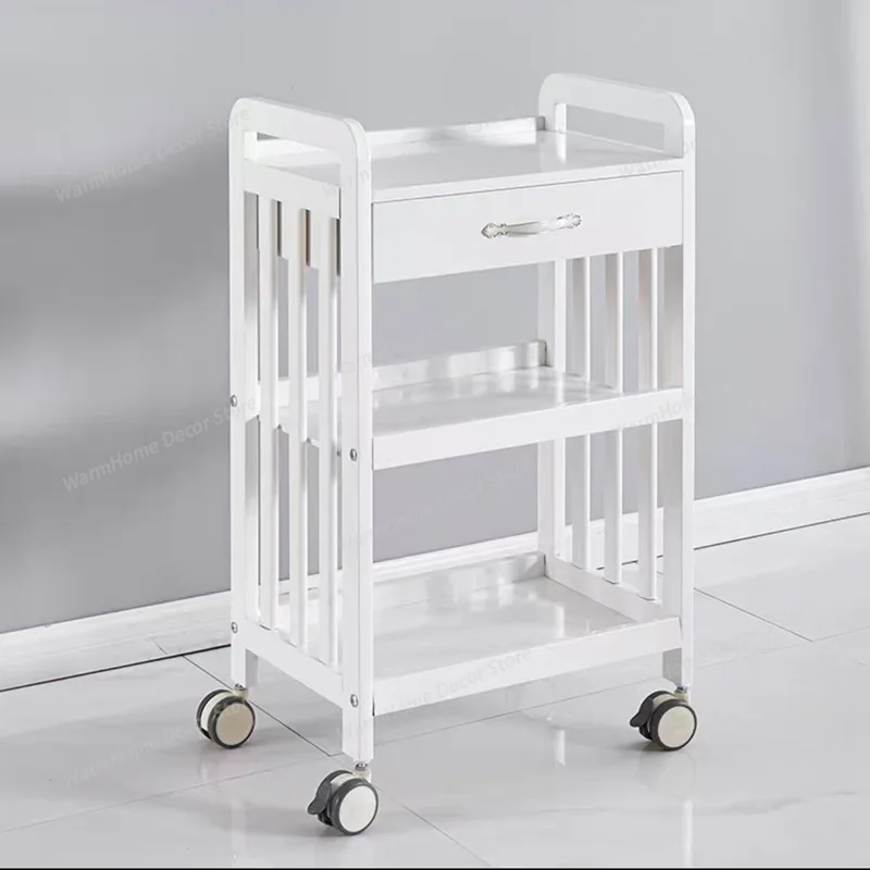

Storage Rack Salon Trolley Kitchen Retro Minimalist Hotel Salon Trolley Living Room Commercial Furniture Carrello Attrezzi Lstc