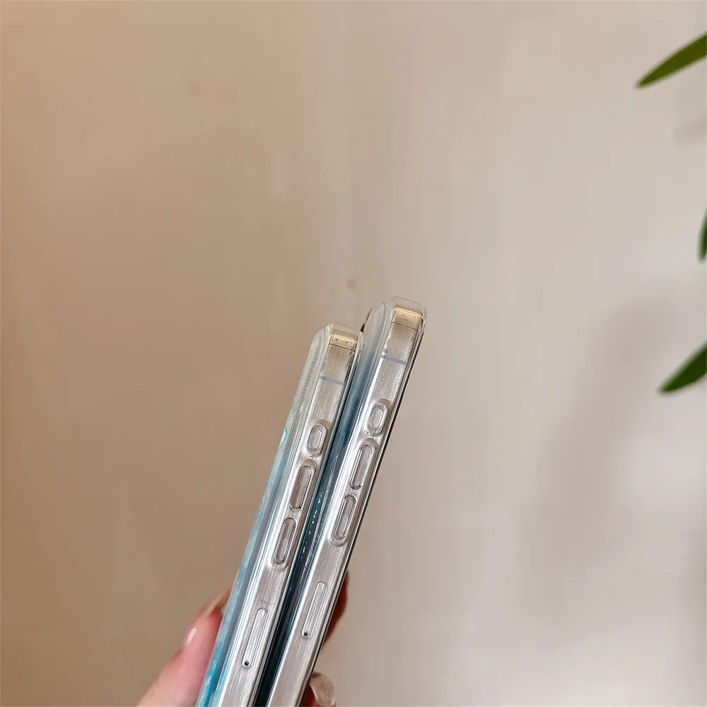 جراب لين لـ iPhone ، يتوهج في الظلام ، قنديل البحر ، المحار ، اللامع ، بلينغ ، غطاء مضيء ، 14 ، 15 ، 11 ، 12 برو ، 13 ، X ، XS Max ، 7 ، 8 ، XR