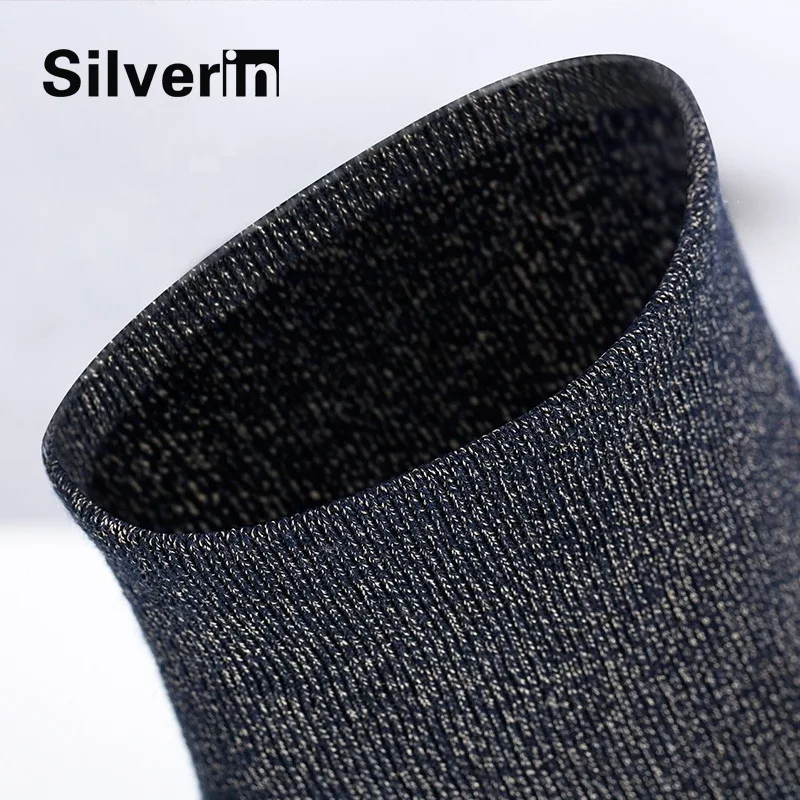 Conductive Grounding Socks 25% Pure Silver Infused Ankle Socks for Grounding Shoes,2 Pairs