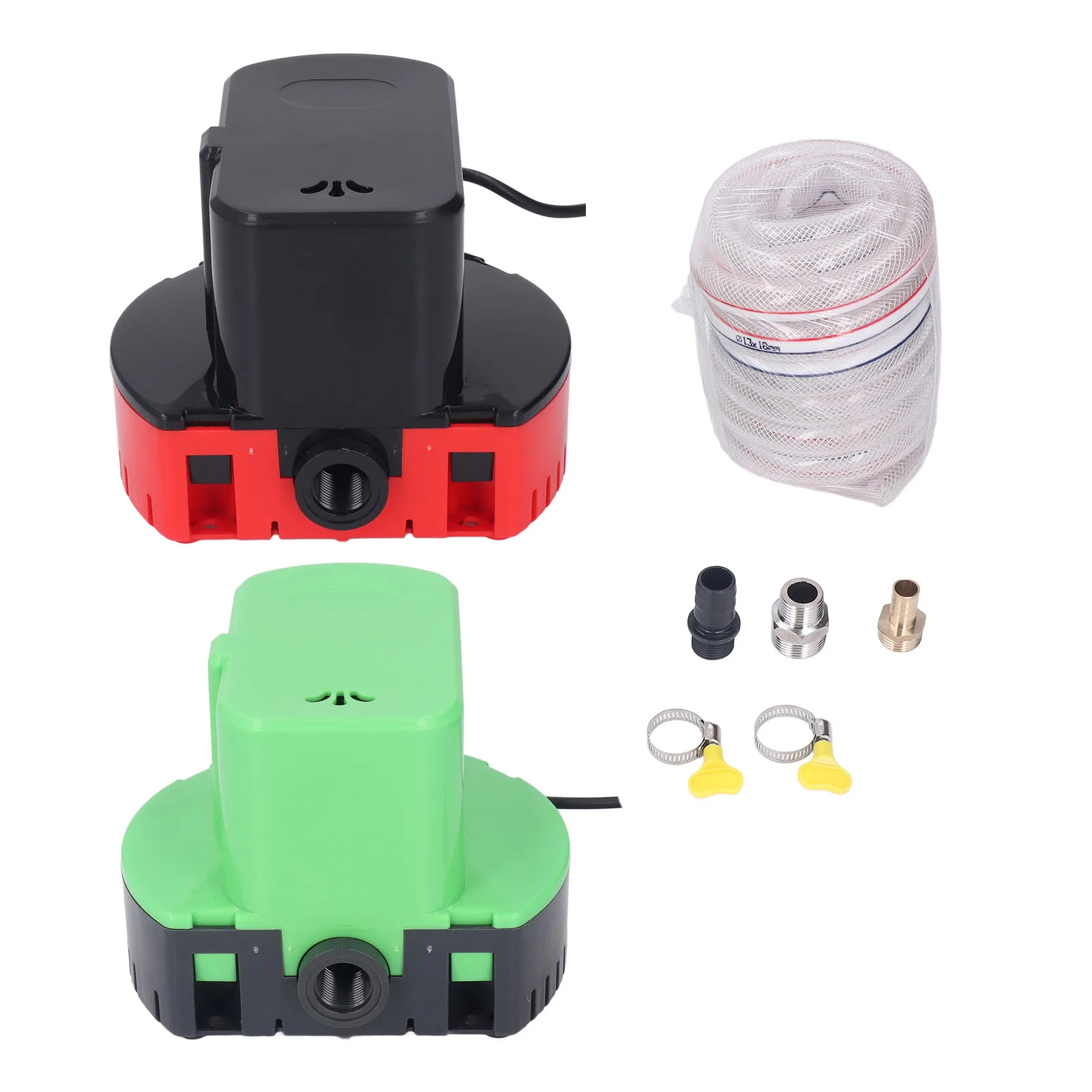 

Автоматический дренажный насос для яхт с шлангом, 25-футовым кабелем питания, для сливания воды с покрытий бассейнов, 1200 GPH