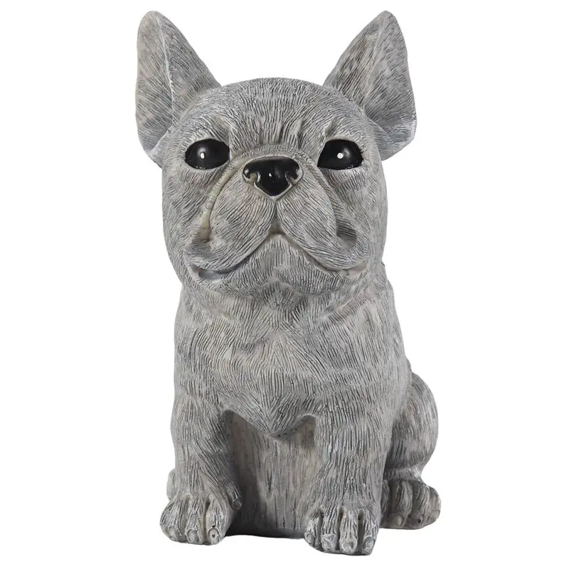FLYY-Statue Gartendekoration Hund Harz-Dekoration Dackel & Französische Bulldogge Skulptur Wohnaccessoires – Detail 7