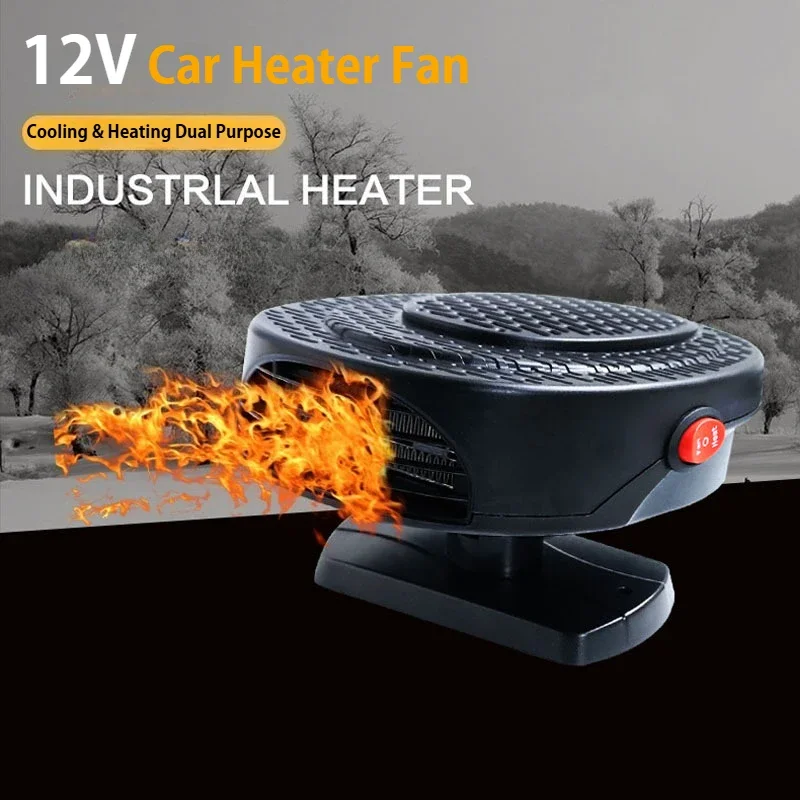 12V 500W Car Heater Cooler Dryer Fan Auto Windshield Defroster Demister Portable Electric Heating