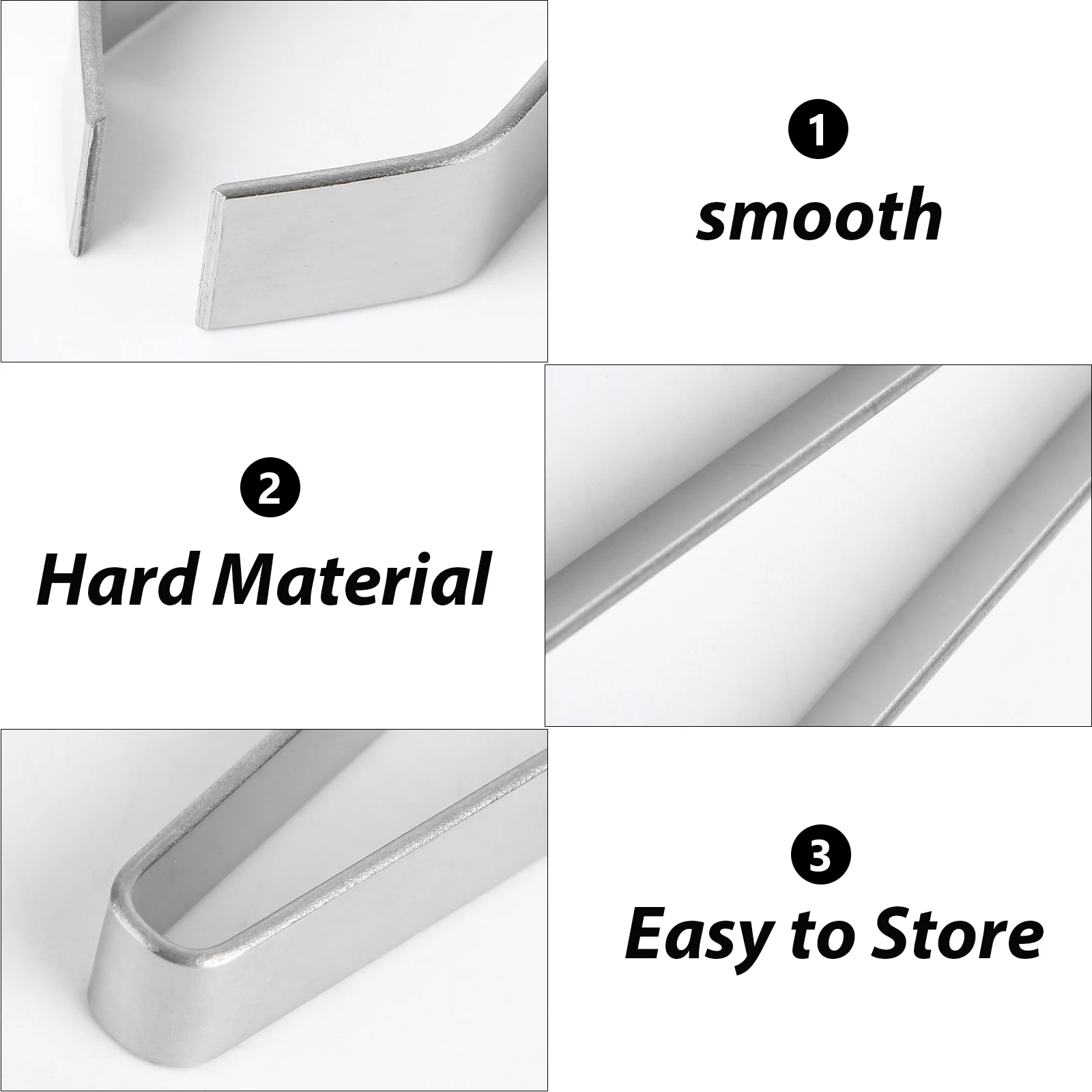 

Stainless Steel Fish Bone Tweezer 403 Seafood Clip Puller Silver Pick-Up Tool Remover Kitchen Bar Utensil Easy Clean Anti