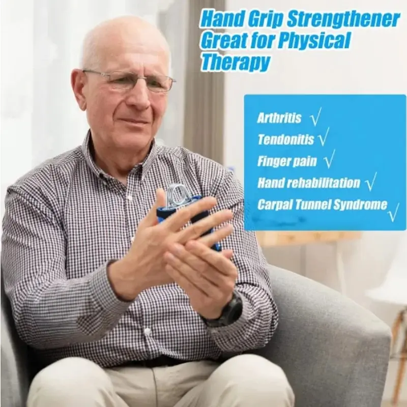 Hand Grip Fitness Arm Trainer Kraft Schaum Handgelenk Greifer Rehabilitation Finger Pow Muskel Erholung Training Schwere Gym Werkzeug – Detail 4