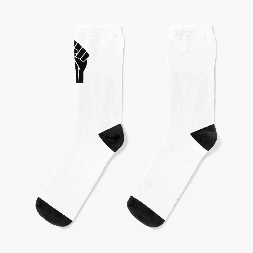 BLACK LIVES MATTER Fist Black 1 Socks loose funny gifts heated Boy Child Socks Women's