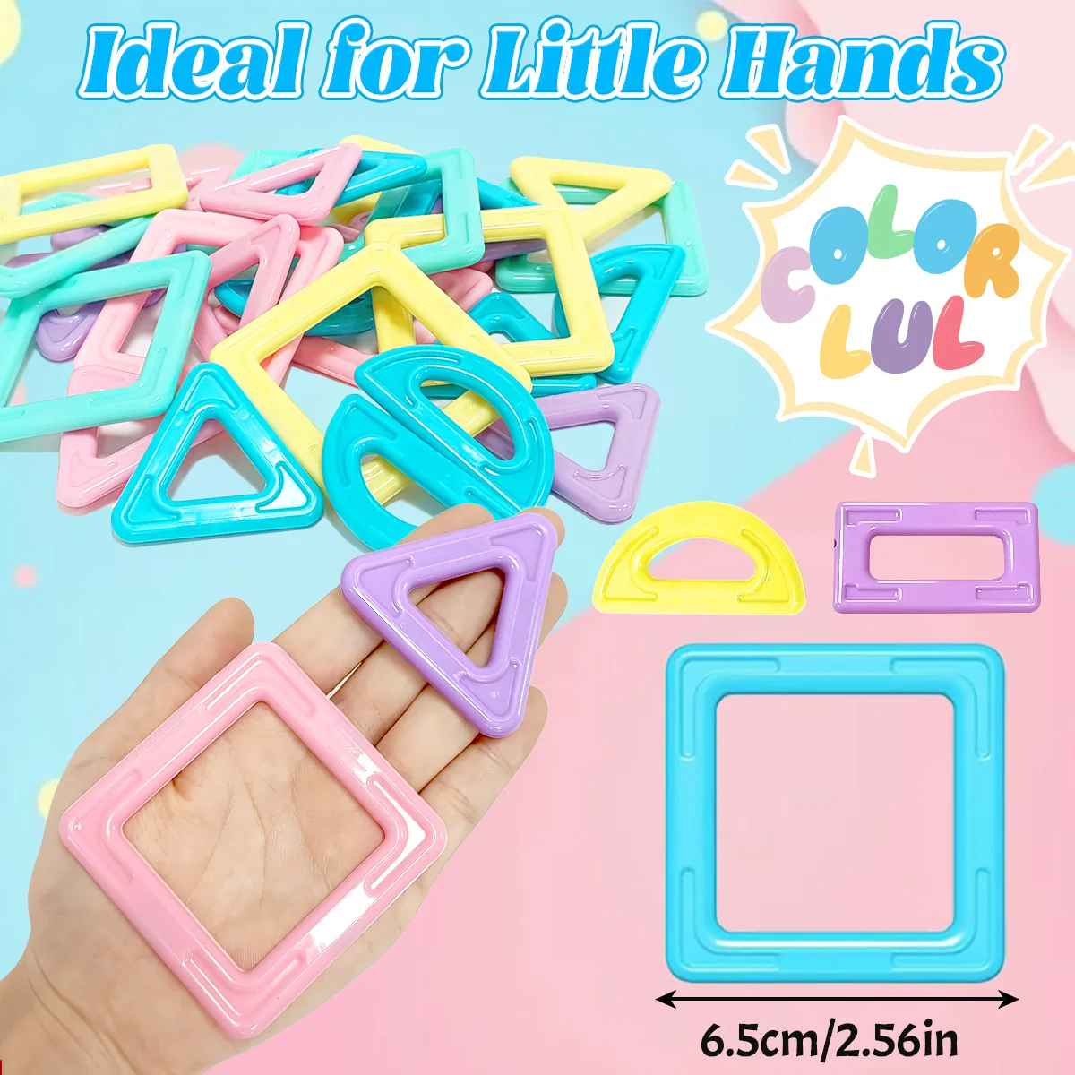 Ensemble de Construction magnétique Macaron de grande taille, modèle et blocs magnétiques, jouets éducatifs pour enfants, cadeaux d'anniversaire, cadeau magnétique