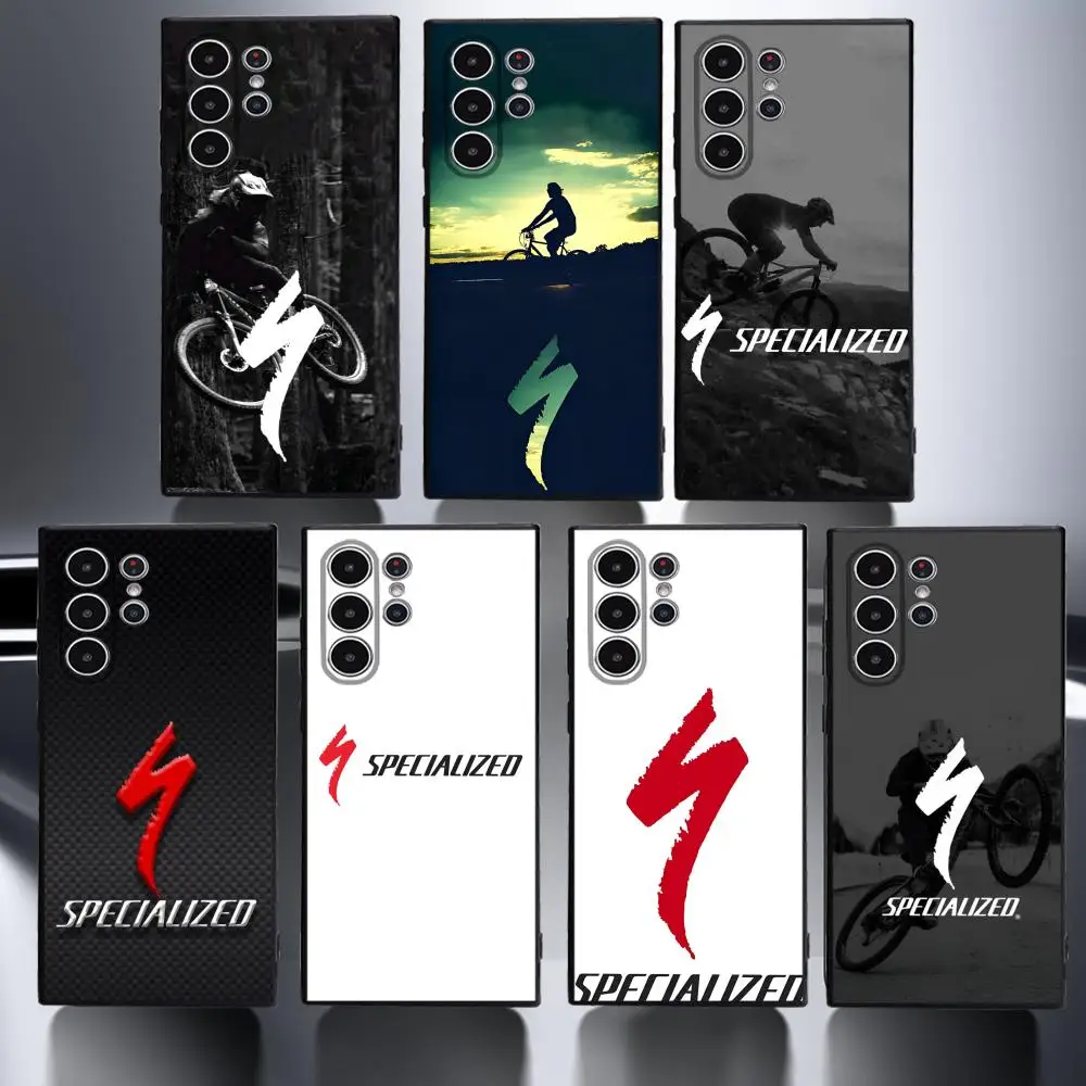 Bike S-Specialized logo Phone Case for Samsung S series s20 s21 s22 s23 s24 FE Plus Ultra TPU Soft to Skin-friendly case