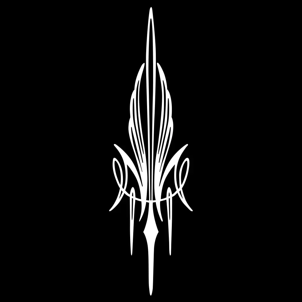 1pcs for Pinstripe decal vinyl stickers motorcycle car truck tank fender P-004