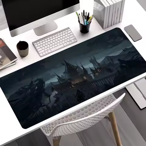 Anime Castle Potters Mouse Pad Mousepad XXL Large Gaming Non-slip Office Accessories Seamed Edge Laptop Tablet Mat PC Playmat
