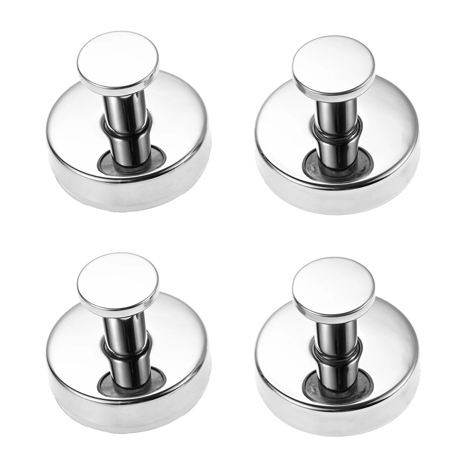 4 or 2pcs Suction Cup Hooks for Shower Removable Towel Hanger for Kitchen Bathroom Window Glass Door Wall Bath Robe Hook Hanging