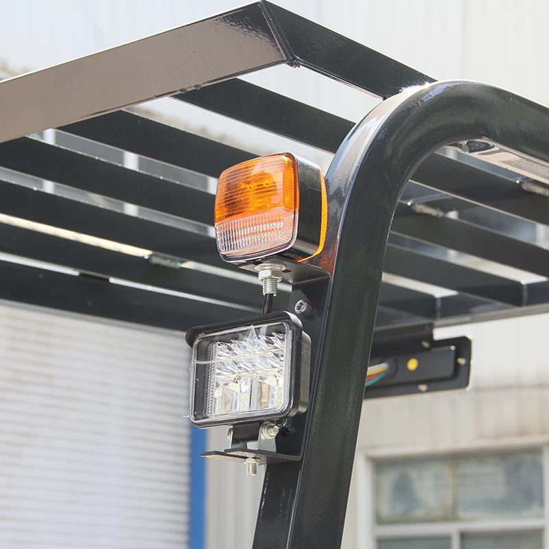 2 - Ton Electric Forklift: 6 Lead - Acid Batteries, Dual - Stage Mast, Thickened Frame, Solid Tires for Loading & Stacking​