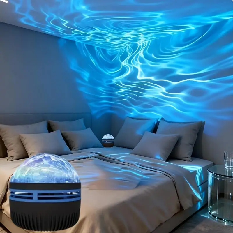 USB LED Night Light Starry Sky Projector Lamp DC5V RGB Remote Control Rotating For Home Party Decoration