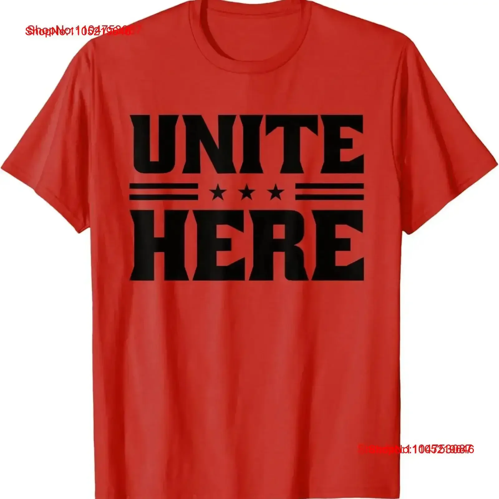 

Футболка Unite Here Pro Labor Union Workers, винтажная стираная дышащая дизайнерская одежда, модная эластичная повседневная уличная одежда