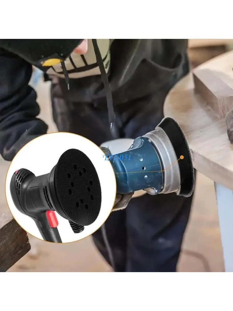 

E15A 3X 5 ''/125 мм 4 Глаза Posworing Disc с зубами. Сылка, подходящая для BO5041 M9202B Крюк и петля шлифовальной панели