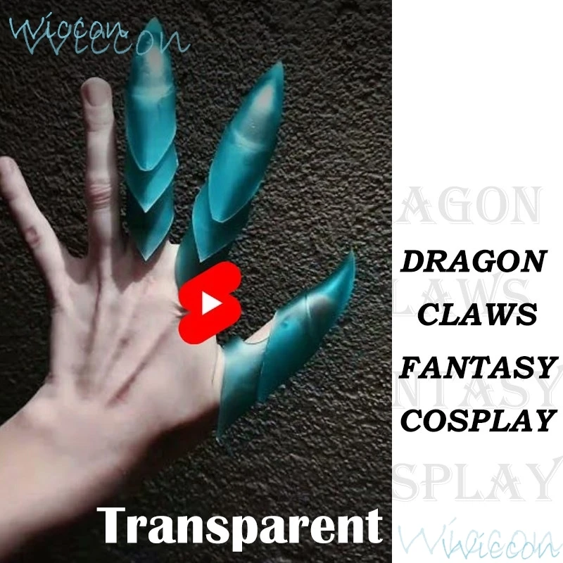 Fantasy cosplay Dragon Claws gloves scary monster articulated finger armor stl files adult cosplay props costume