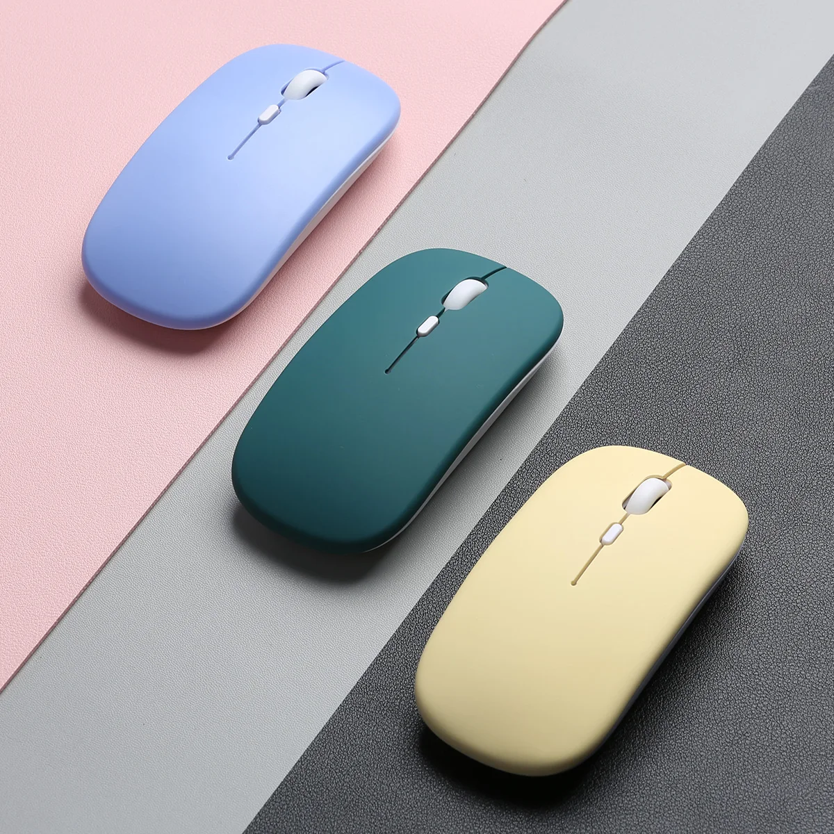 Wireless Bluetooth-compatible Mouse Portable Ergonomic Mice For Laptop iPad Tablet Notebook Mobile Phone Office Gaming Mouse