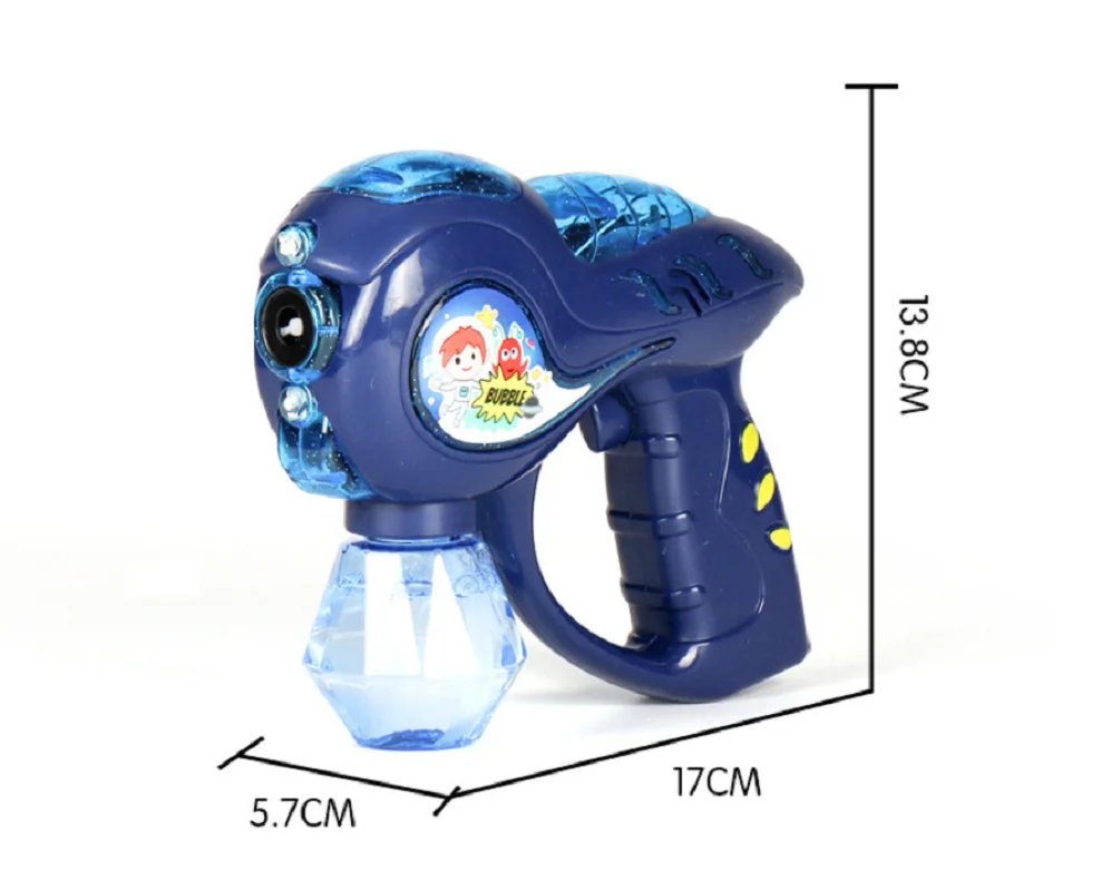 Electric Space Bubble Gun Com Música e Luz Kids Party Favor, Jogo Brinquedos Colorido Bubble Maker and Blower Kids Birthday Gift