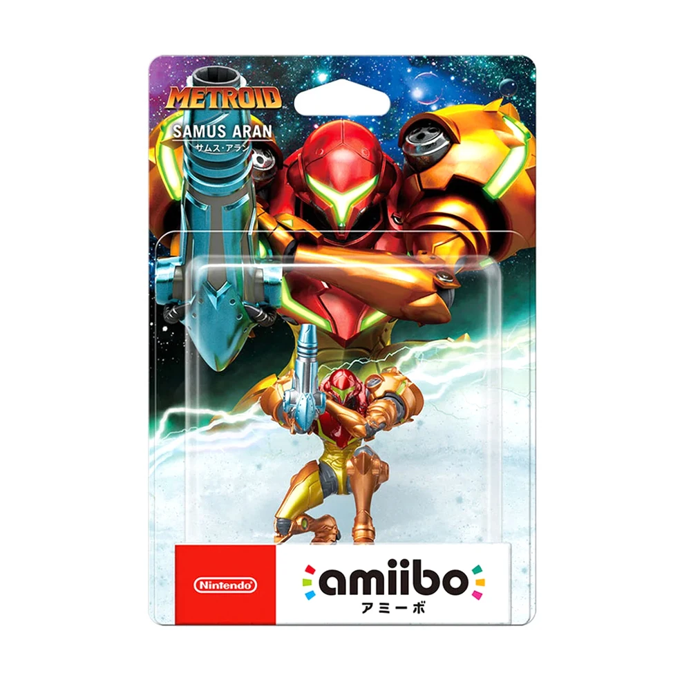 Оригинальный переключатель Nintendo Amiibo для оригинального региона, бесплатный SAMUS ARAN, новый оригинальный редкий регион, Бесплатная версия для Азии