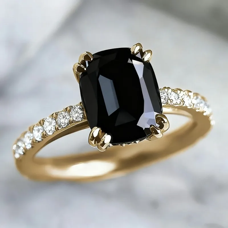 Luxurious Sparkling Zircon Elegant Design Proposal Wedding Rational Choice Anniversary Perfect Gift Celebration Jewelry