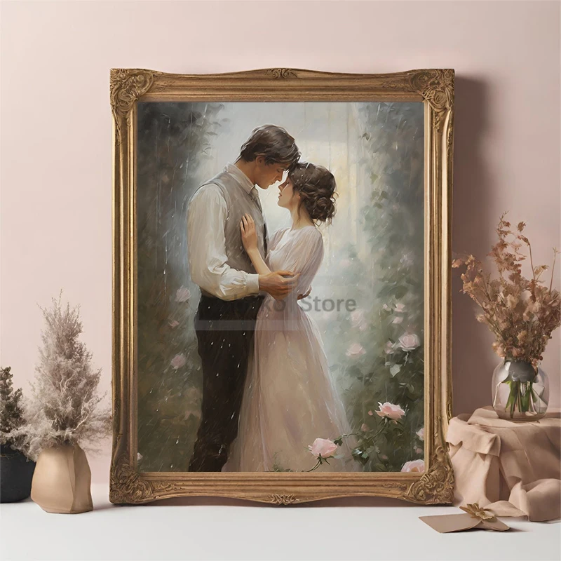 Pride and Prejudice Art Wall Garden Landscape Elizabeth Bennet Posters Prints Canvas Painting Pictures Home Room Reading Decor