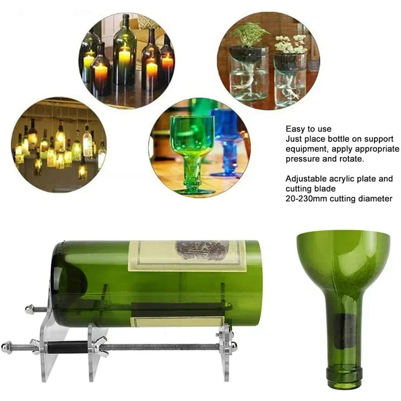 Glass And Tool Beer Bottle Sandpaper Cut Cutter Cutter DIY Accessories Professional Screwdriver Machines Bottle Home Wine With