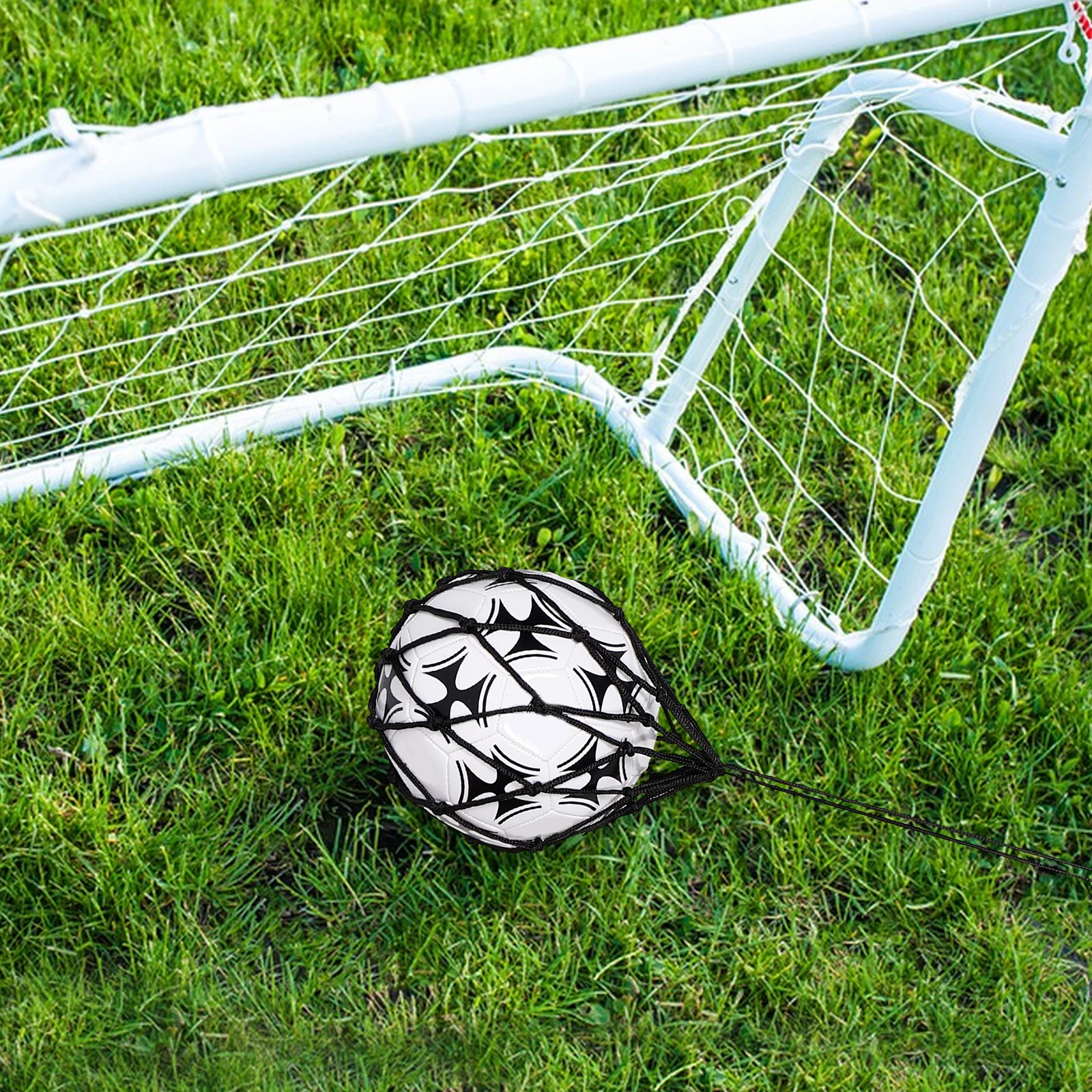 

2Pcs Football Training Net Bag Soccer Juggling Trainer Accessories Polypropylene Child Adult Portable Practice Equipment
