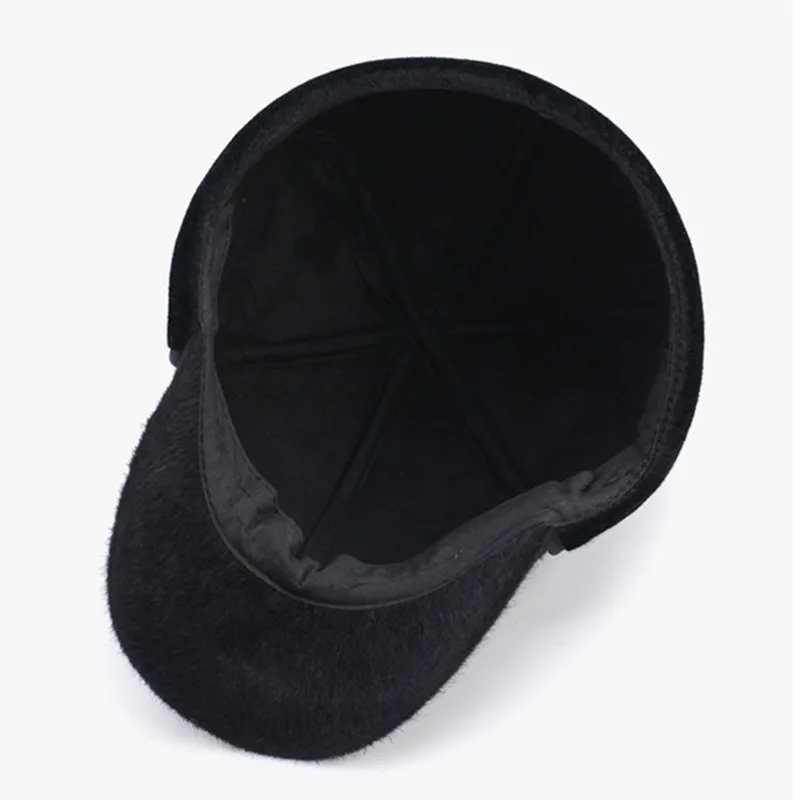 Winter New Warm Velvet Thickening Baseball Caps For Men Cold Proof Earmuff Hat Male Bone Trucker Hats Snapback Cap Free Shipping