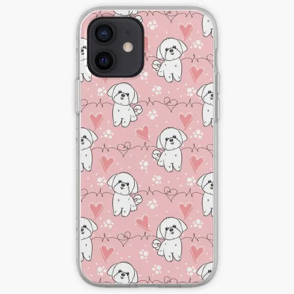Love White Shih Tzu funda resistente de teléfono personalizable para Iphone 6 6S 7 8 Plus X XS XR Max 11 12 13 14 Pro Max Mini